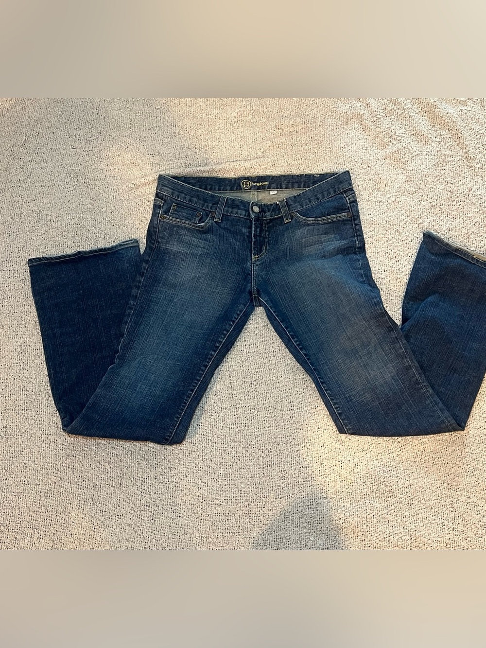 bebe Dark Blue Bootcut Jeans